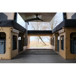 Precise construction details of Vacamod VanBus mobile camping kit